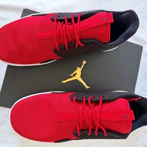 Jordan Eclipse Trainers in Black and Red
